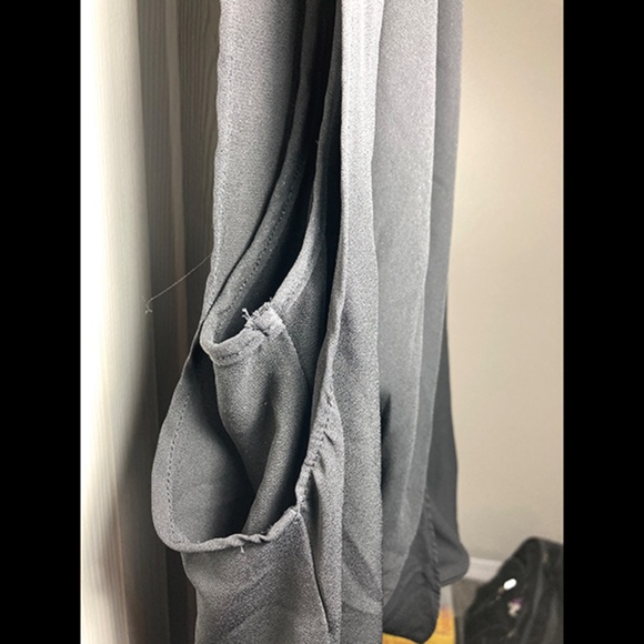 FOREVER 21--DRAPED CHIFFON HI-LOW TOP - Picture 5 of 7